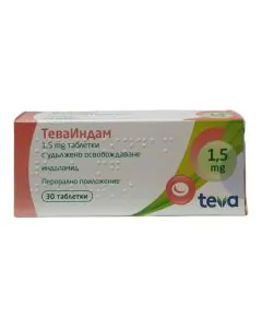 Теваиндам 1.5 мг х30 таблетки Teva