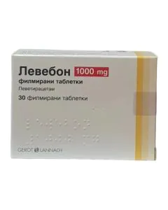 Левебон 1000 мг х30 таблетки Gerot
