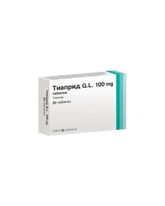 Тиаприд G.L 100 мг х20 таблетки Gerot