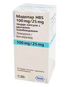 Мадопар HBS 100 мг/25 мг х30 капсули Roche