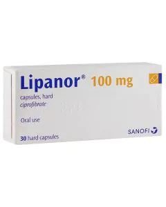 Липанор 100 мг х30 капсули Sanofi