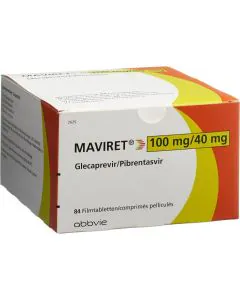 Мавирет 100 мг/40 мг х84 таблетки Abbvie