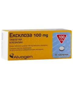 Ексклоза 100 мг х50 таблетки Avlogen