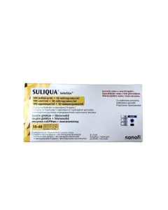 Суликва Пенс 100 IU/50 мкг 3 писалки х3 мл Sanofi
