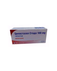 Цилостазол 100 мг х60 таблетки Stada