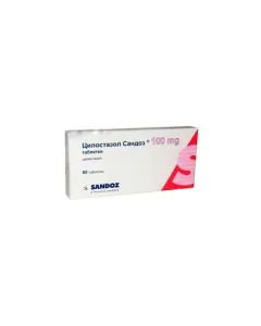 Цилостазол 100 мг х60 таблетки Sandoz