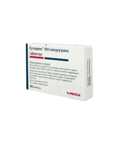 Еутирокс 100 мкг х90 таблетки Merck