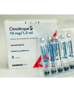 Омнитроп инжекционен разтвор 10 мг/1.5 мл х1 патрон Sandoz