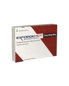 Ексфордж НСТ 10 мг/160 мг/25 мг х14 таблетки Novartis