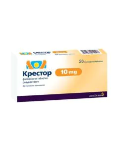 Крестор 10 мг х28 таблетки AstraZeneca