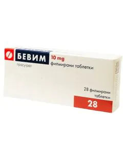 Бевим 10 мг х28 таблетки Gedeon