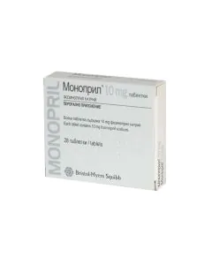 Моноприл 10 мг х28 таблетки PharmaSwiss