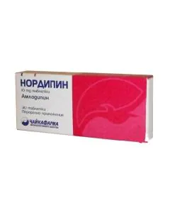 Нордипин 10 мг х30 таблетки Чайкафарма