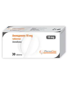Амлодикон 10 мг х30 таблетки PharmaCons