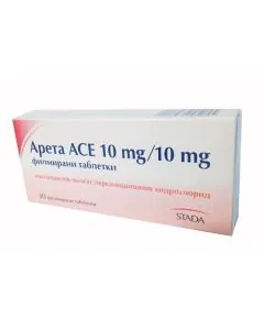 Арета ACE 10 мг/10 мг х30 таблетки Stada