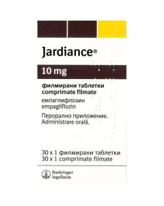 Джардинс 10 мг х30 таблетки Boehringer