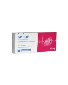 Бизор 10 мг х30 таблетки Чайкафарма