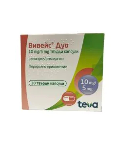 Вивейс Дуо 10 мг/5 мг х30 капсули Teva