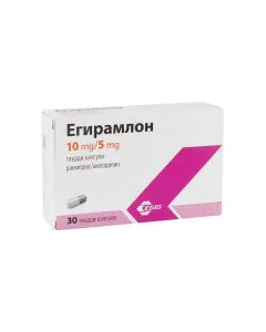 Егирамлон 10 мг/5 мг х30 капсули Egis