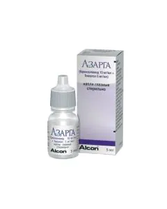 Азарга капки за очи 10 мг/5 мг/мл х5 мл Novartis