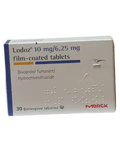 Лодоз 10 мг/6.25 мг х30 таблетки Merck