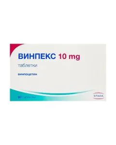 Винпекс 10 мг х90 таблетки Aconitum