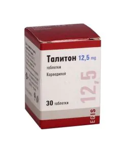 Талитон 12.5 мг х30 таблетки Egis