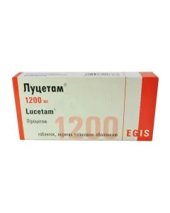 Луцетам 1200 мг х60 таблетки Egis
