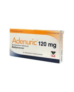 Аденурик 120 мг х28 таблетки Berlin Chemie