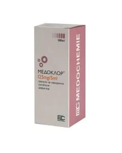 Медоклор гранули за перорална суспензия 125 мг/5 мл х100 мл Medochemie