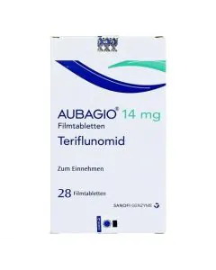 Аубажио 14 мг х28 таблетки Sanofi