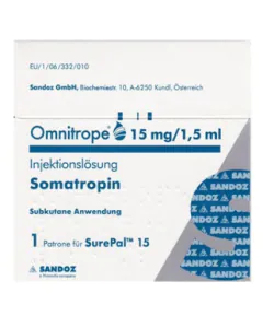 Омнитроп инжекционен разтвор 15 IU 5 мг/мл 5 ампули х1.5 мл Sandoz