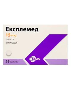 Експлемед 15 мг х28 таблетки Egis