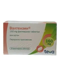 Валтензин 160 мг x28 таблетки Teva