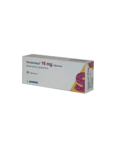 Кандекарт 16 мг х28 таблетки Sandoz