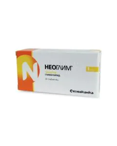 Неоглим 1 мг х30 таблетки Neobalkanika