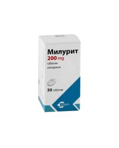 Милурит 200 мг х30 таблетки Egis