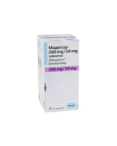 Мадопар 200 мг/50 мг х50 таблетки Roche