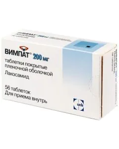Вимпат 200 мг х56 таблетки USB