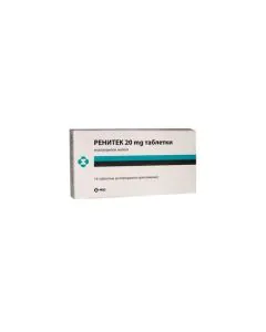 Ренитек 20 мг х14 таблетки Merck