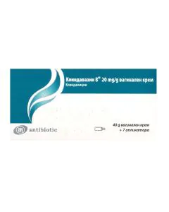 Клиндавазин В 20 мг/г вагинален крем х40 г Antibiotic