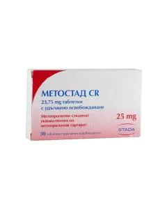 Метостад CR 23.75 мг х30 таблетки Stada
