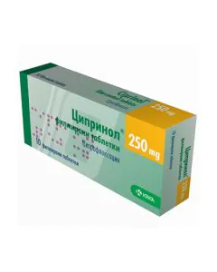 Ципринол 250 мг х10 таблетки KRKA