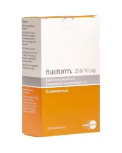 Флутиформ инхалер 250 мкг/10 мкг х120 дози Mundipharma