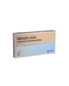 Амикацин 250 мг/мл 10 ампули х2 мл Sopharma