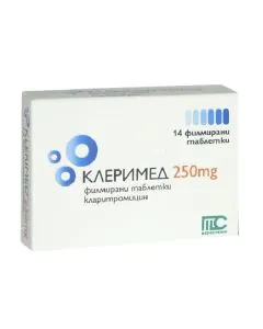 Клеримед 250 мг х14 таблетки Medochemie