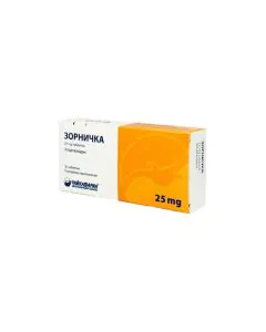 Зорничка 25 мг х30 таблетки Чайкафарма