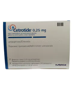 Цетротид прах за инжекционен разтвор 0.25 мг х7 флакона Merck