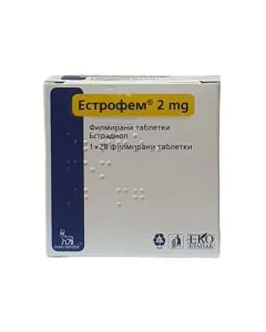 Естрофем 2 мг х28 таблетки Novo Nordisk