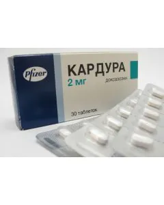 Кардура 2 мг х30 таблетки Pfizer